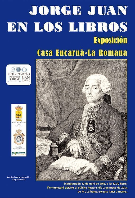 Exposición Jorge Juan en los libros