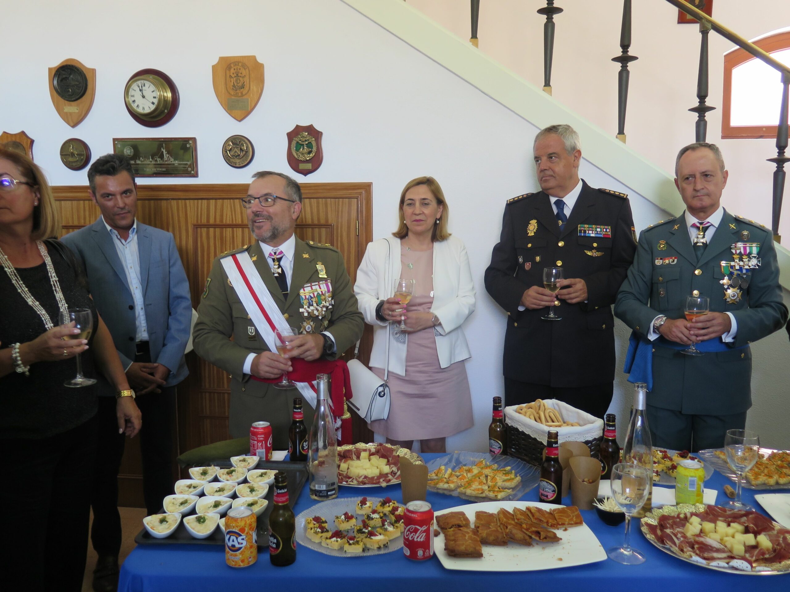 La Asamblea Amistosa Literaria de Novelda asiste a los actos de celebración de la Virgen del Carmen.