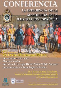 CONFERENCIA LA INFLUENCIA DE LA MASONERÍA EN LA ILUSTRACIÓN ESPAÑOLA