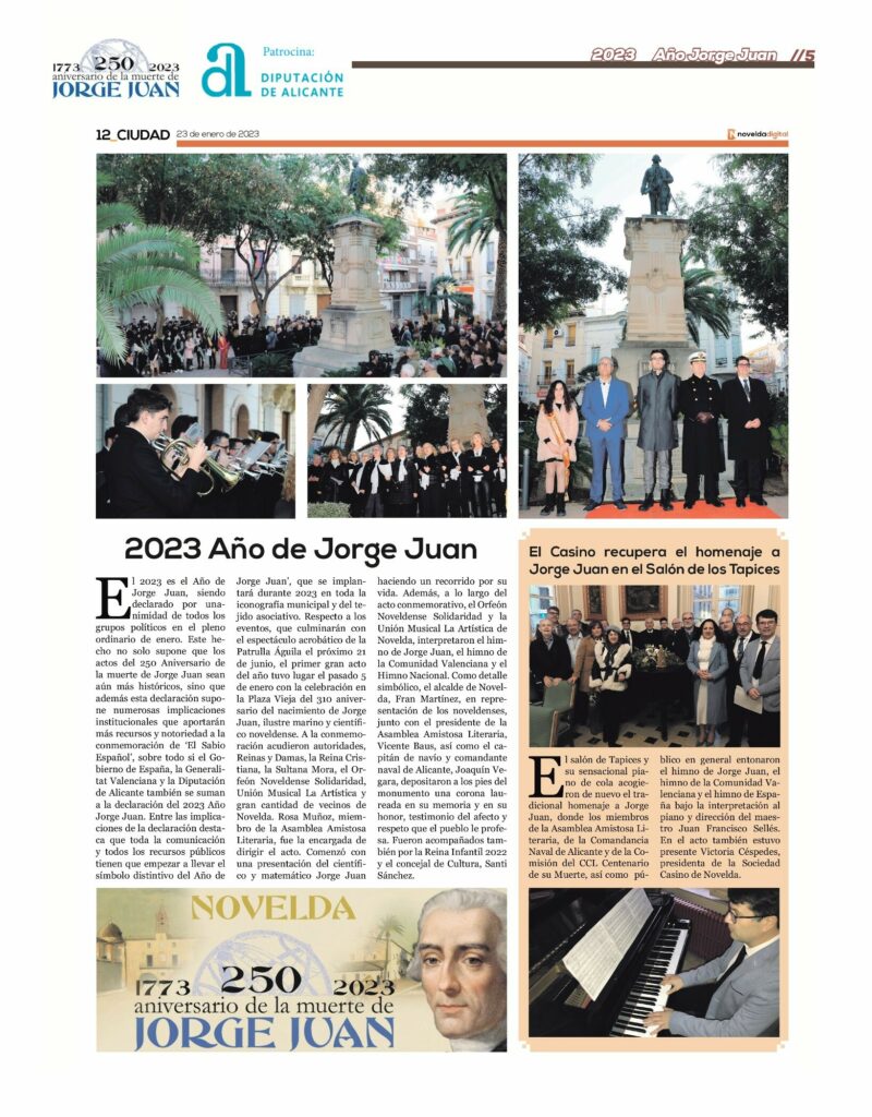 250 ANIVERSARIO DE LA MUERTE DE JORGE JUAN