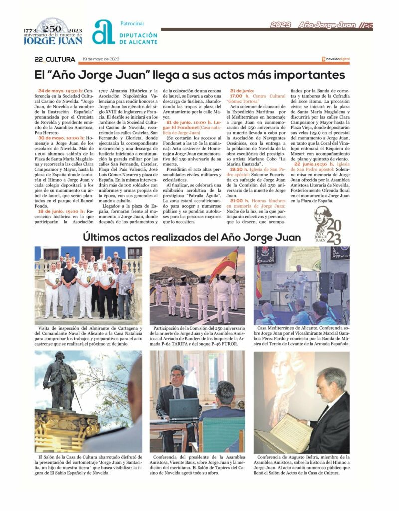 250 ANIVERSARIO DE LA MUERTE DE JORGE JUAN