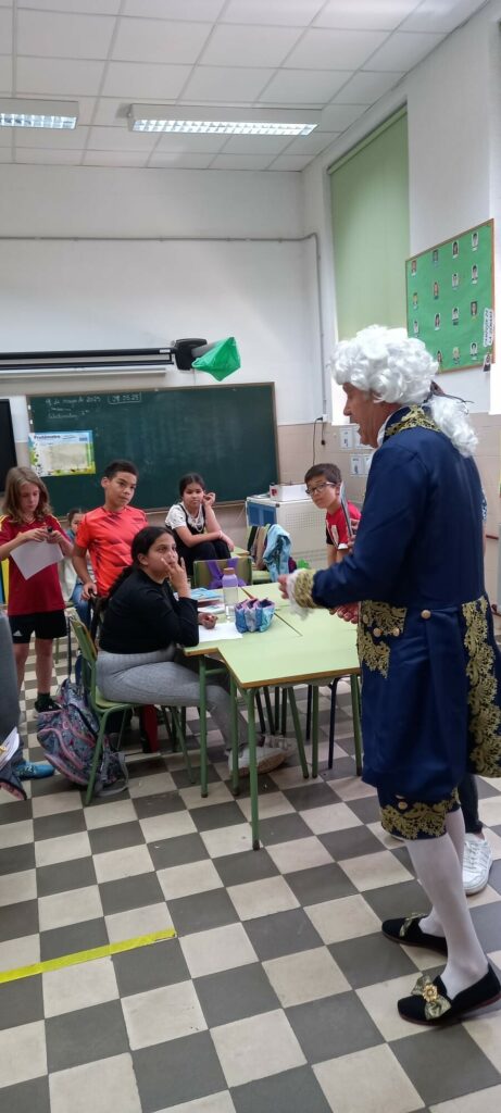 JORGE JUAN EN LAS ESCUELAS  