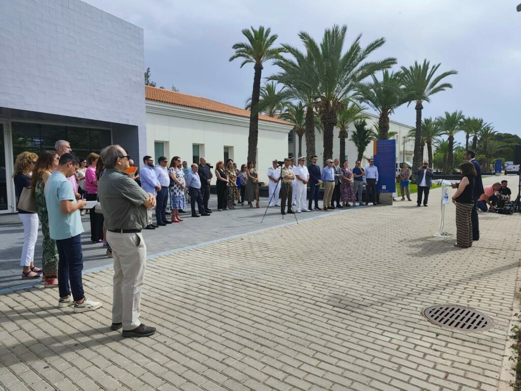 Inauguración busto Jorge Juan en la Universidad de Alicante  