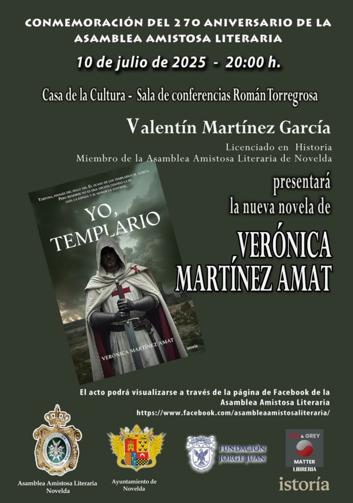 Presentación de la novela "Yo, templario"  